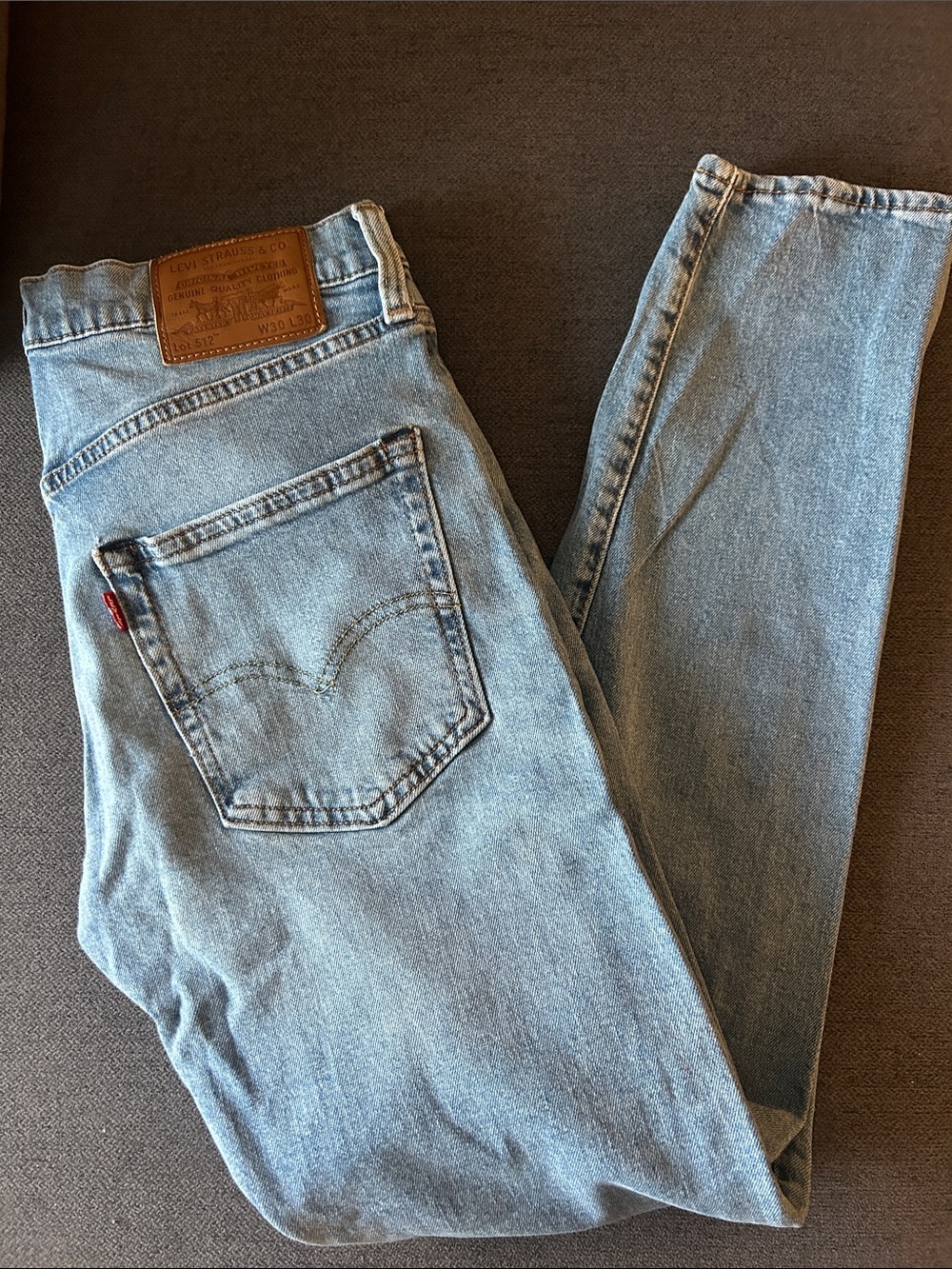Levi's Men's Light Wash Slim Straight Jeans